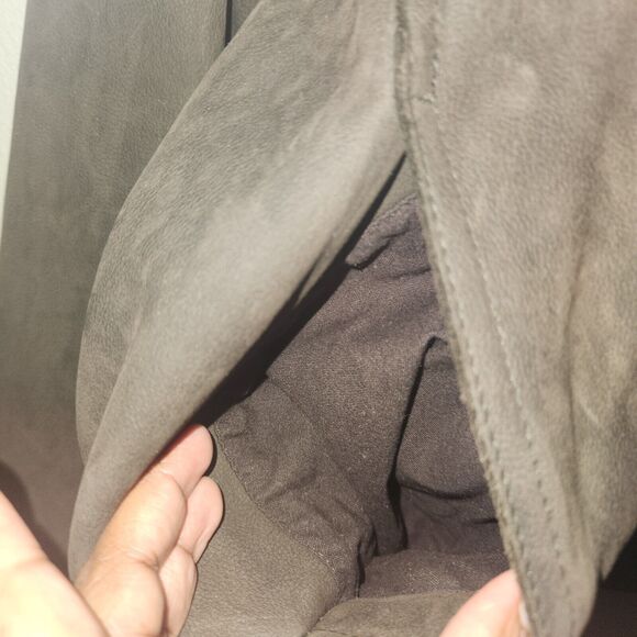 Vintage GAP Genuine Brown Suede Leather Full Zip Jacket Men size XXL - Picture 6 of 9